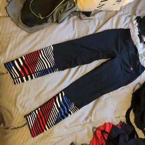 Tommy H Striped Detail Leggings